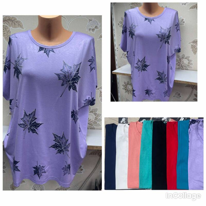 Bluzki damskie Roz L-3XL, Mix Kolor Paczka 12 szt